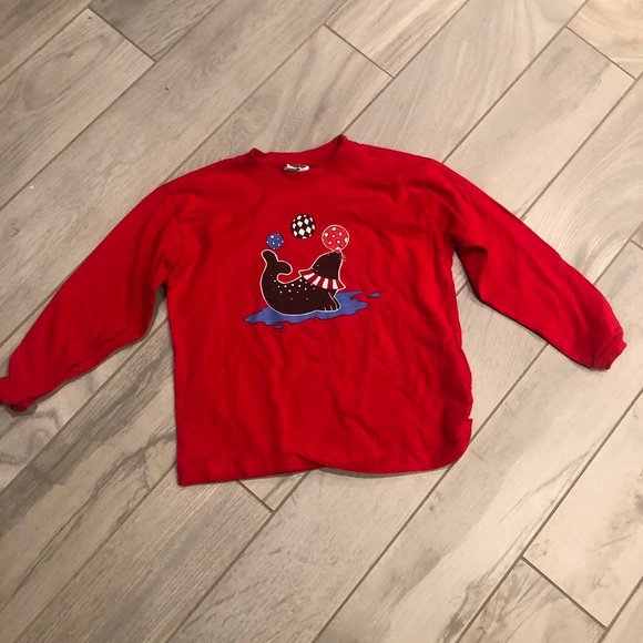 Mulberribush small 5 unisex red long sleeve shirt - Picture 1 of 4